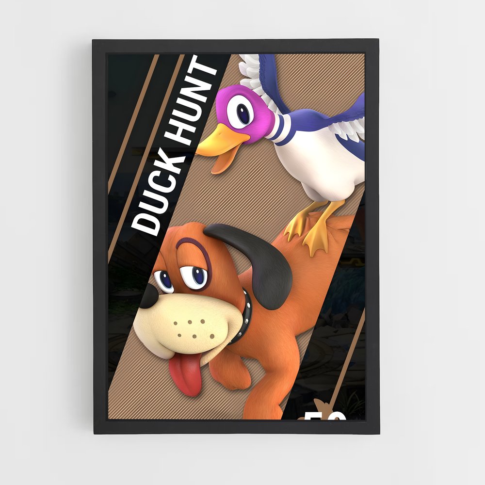 Poster Chasse aux Canards – affiche Super Smash Bros (vue 2)